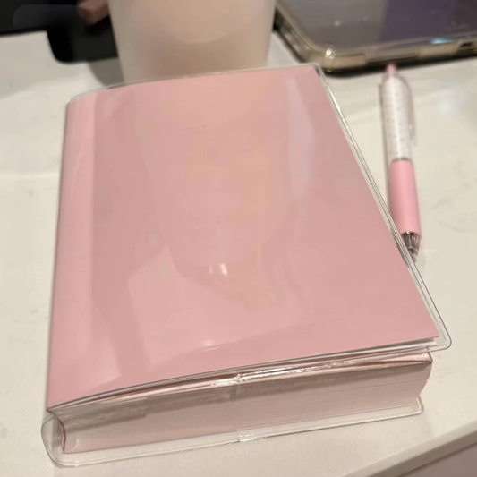 Korean Style INS A6 Pink Brick Planner Notebook, Aesthetic Design, Thickened Lined Pages, Cute Journal for Students, Diary for Girls