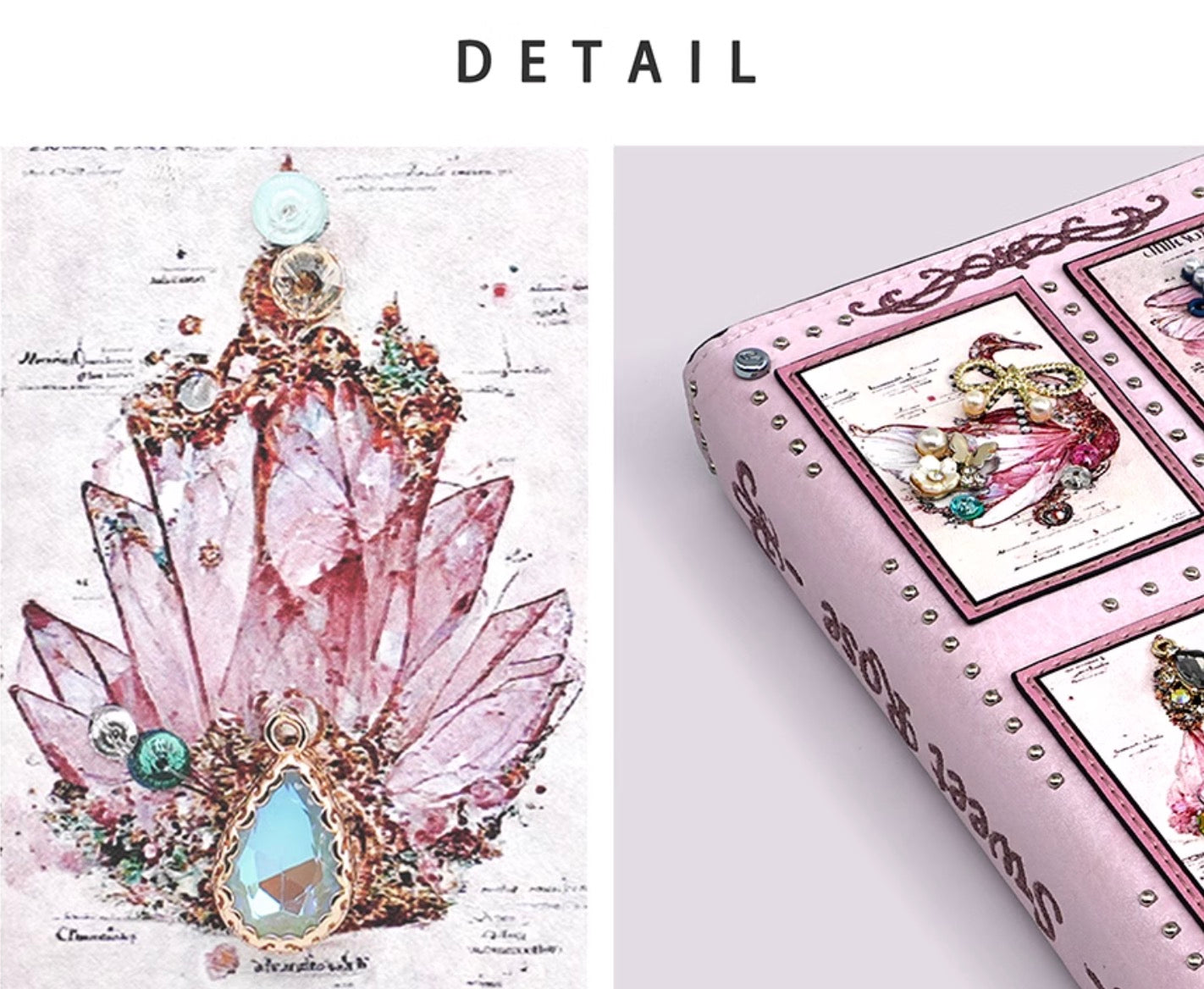 Aesthetic Planner Notebook with Removable Ring Binder, Ideal for Journaling, Business Notes, and Daily Records